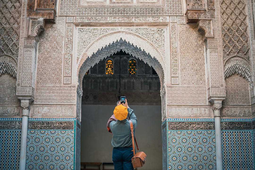 Mosque Bou Inania in Fez, Morocco 