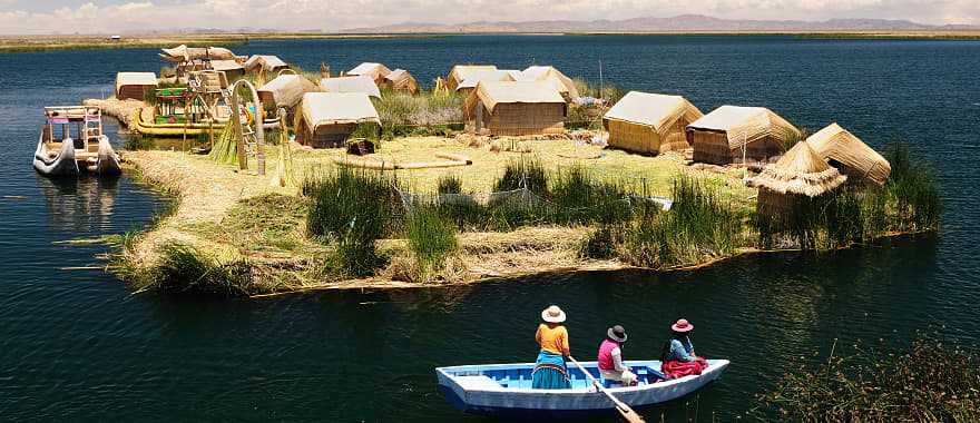 Floating Islands of Lake Titicaca, Peru