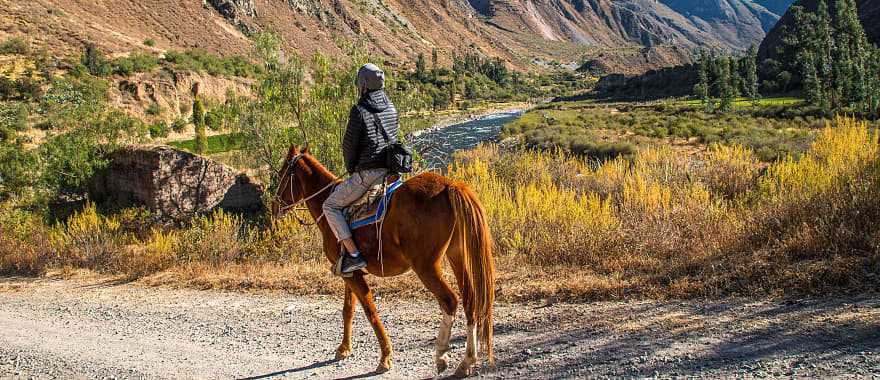 Horseback riding in Arequipa, Peru