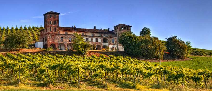 A villa and vineyard in Piedmont, Northern Italy