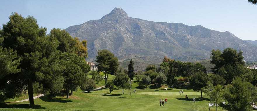 Golfing in Marabella, Spain