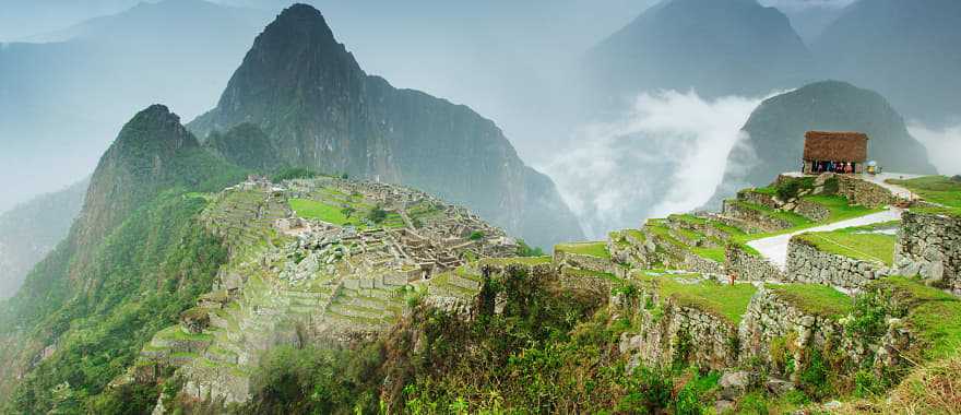 The breathtaking majesty of Machu Picchu sitting in the clouds, Peru