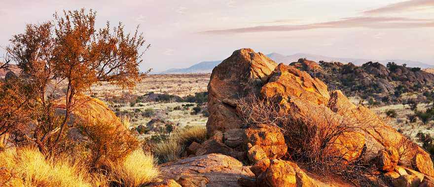Namibian desert in Africa