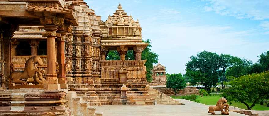 Temples of Khajuraho in India