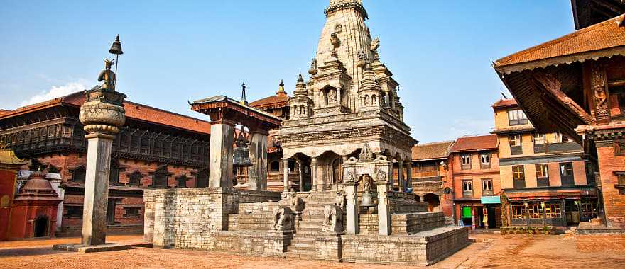 Durbar temples in Bhaktapur, Nepal