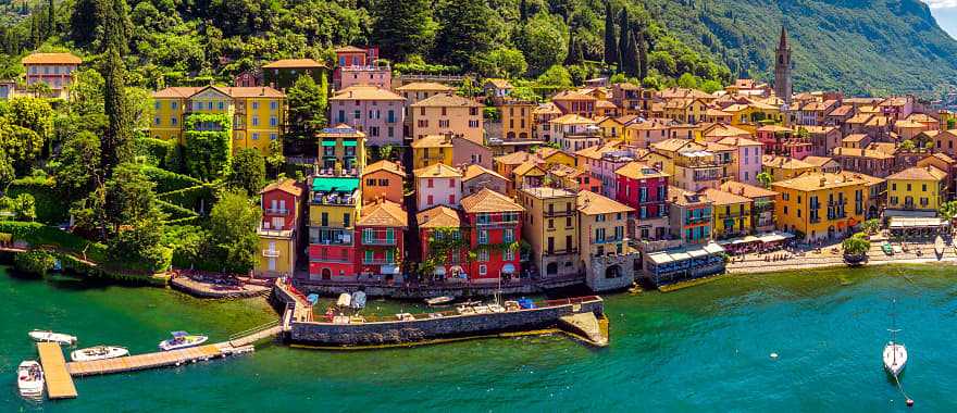 Varenna old town on Lake Como, Italy