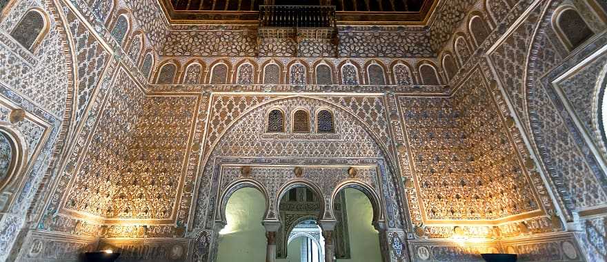 Interior of Royal Alcazar of Seville, Spain