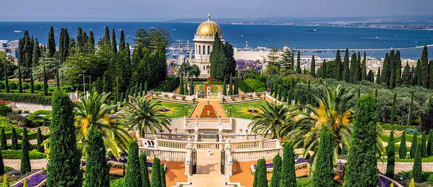 Bahai gardens in Haifa, Israel