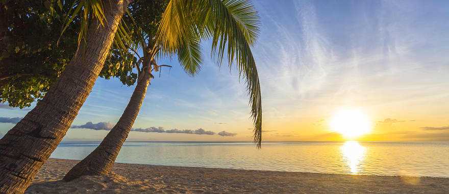 Enjoy a romantic beach picnic with your partner on a desert island in Fiji