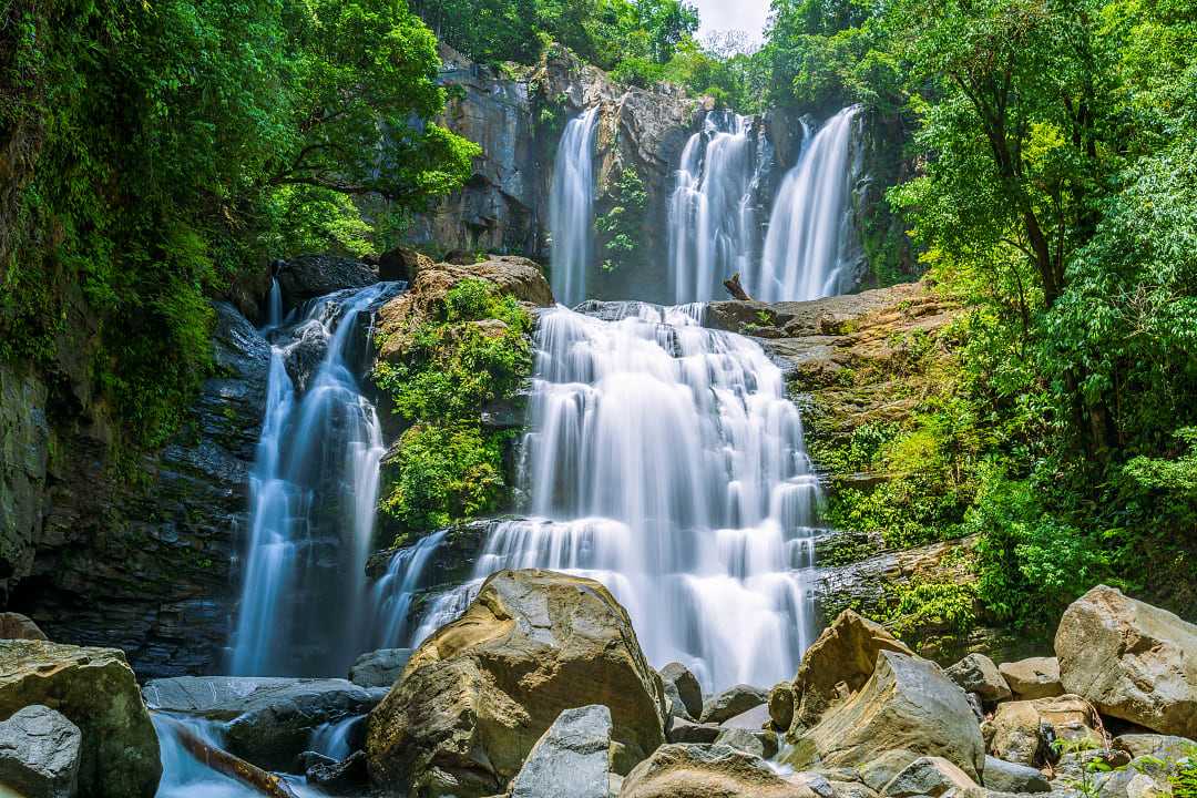 Nauyaca waterfall in Puntarenas Province, Costa Rica