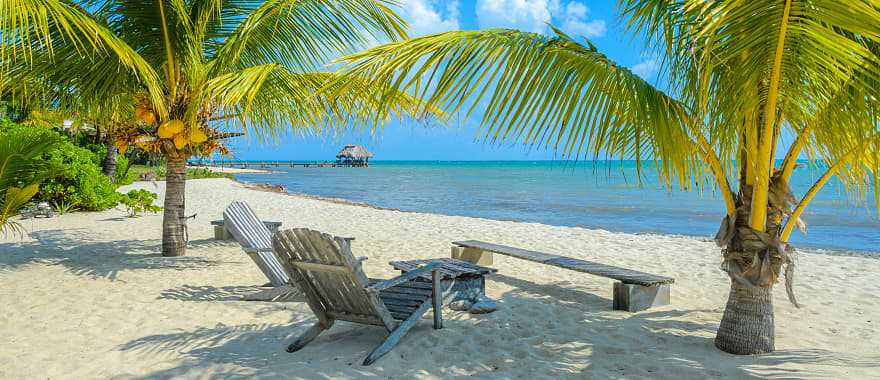 Placencia beach in Belize 