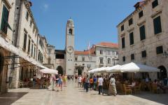 The old town in Dubrovnik, Croatia. 