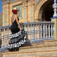 A flamenco dancer in Sevilla.