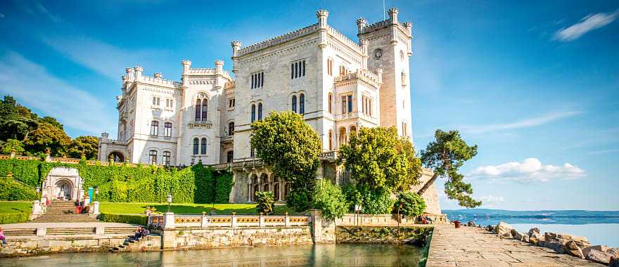 Miramare Castle in Trieste, Italy