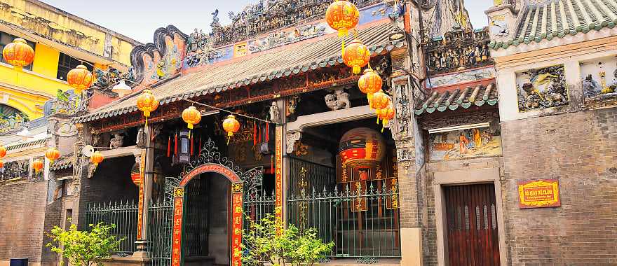 Thien Hau Temple in Ho Chi Minh City, Vietnam