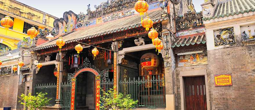 Thien Hau Temple in Ho Chi Minh City, Vietnam