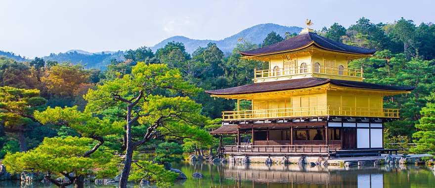 Kinkaku-Ji Golden Pavilion in Kyoto, Japan
