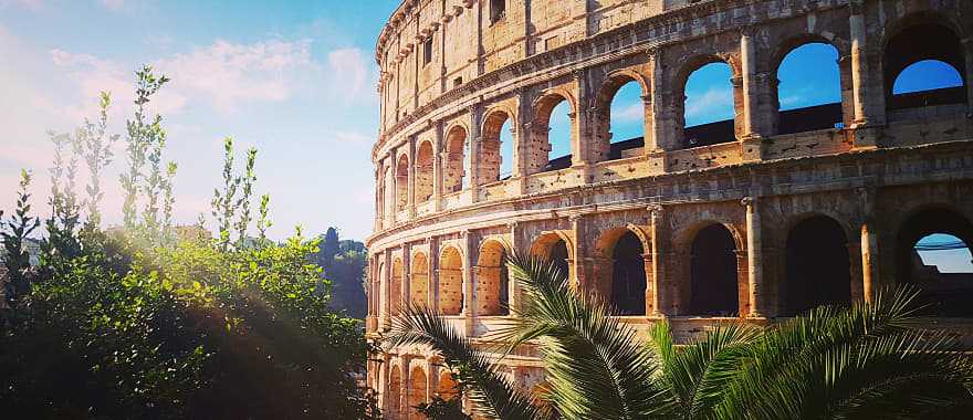 The Colosseum, the most recognizable symbol of Rome and the largest amphitheater of antiquity