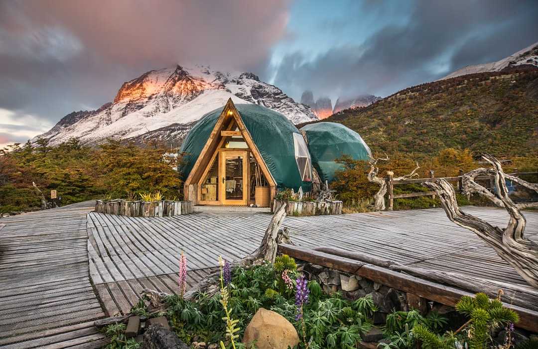 Photo courtesy of EcoLodge Patagonia Glamping at EcoCamp Patagonia in Torres del Paine, Chile
