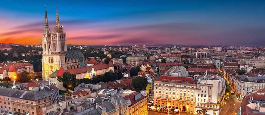 View of the Cathedral of the Assumption of the Virgin Mary, Zagreb, Croatia View of the Cathedral of the Assumption of the Virgin Mary, Zagreb, Croatia