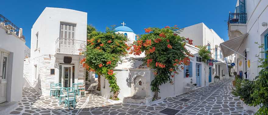 Enjoy the charm of Paros’s quiet and authentic streets