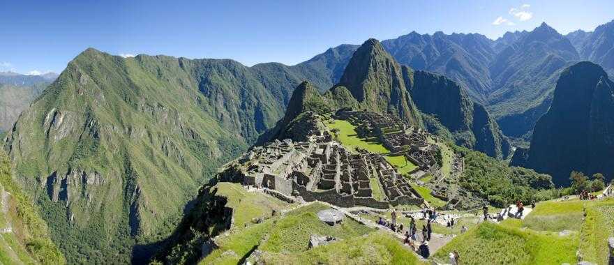 The great Inca ruins of Machu Picchu, Peru.