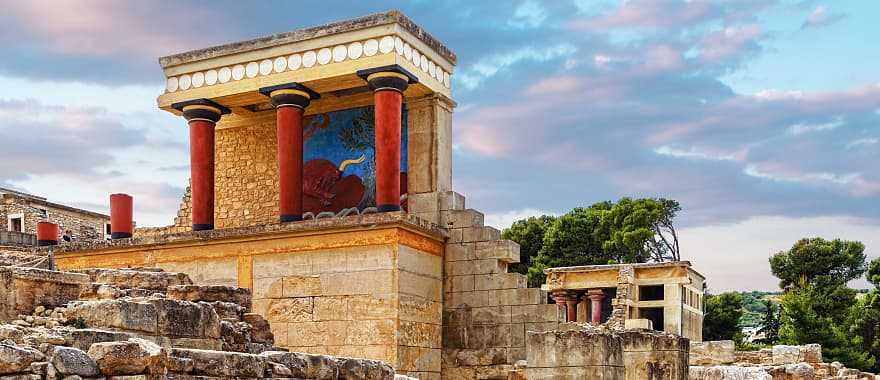 Ruins of the Minoan Palace of Knossos, Crete
