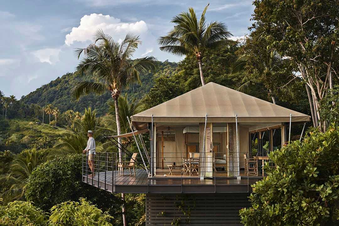 Luxury resort in Koh Samui Island in Thailand.