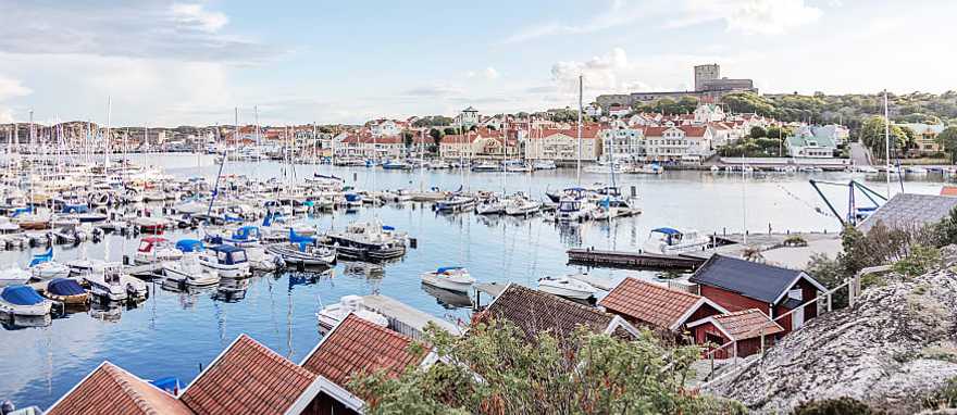 View of Marstrand in Sweden. View of Marstrand in Sweden.