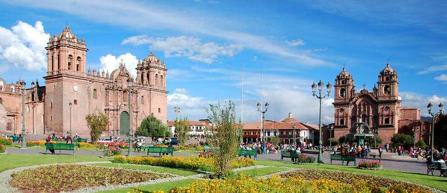 Plaza de Armes in Cusco, Peru
