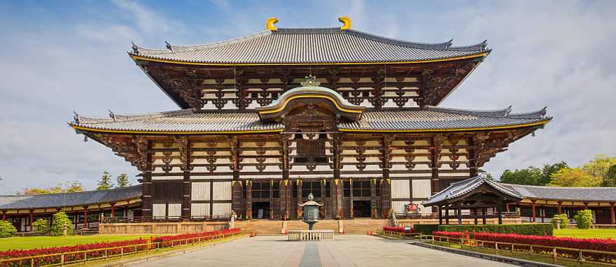 Todai-ji is an ancient Buddhist temple in the city of Nara, considered the largest wooden structure in the world. Todai-ji is an ancient Buddhist temple in the city of Nara, considered the largest wooden structure in the world.