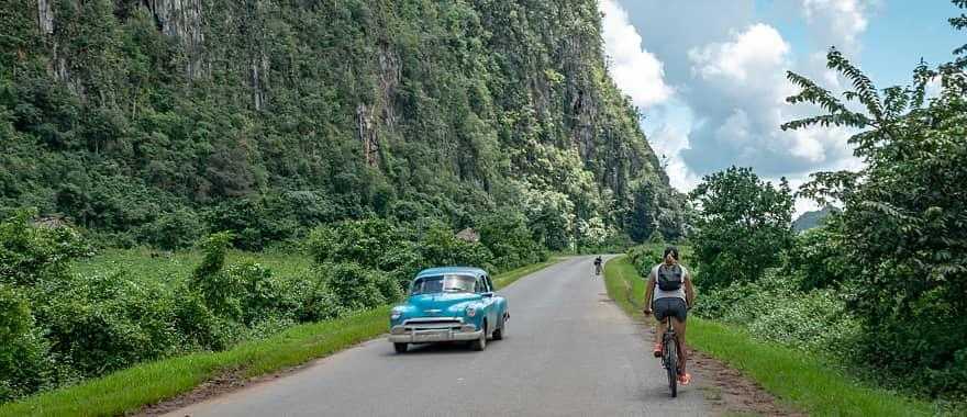 Biking in Vinales Valley, Cuba