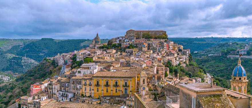 Ragusa, ancient baroque city in Sicily, Italy