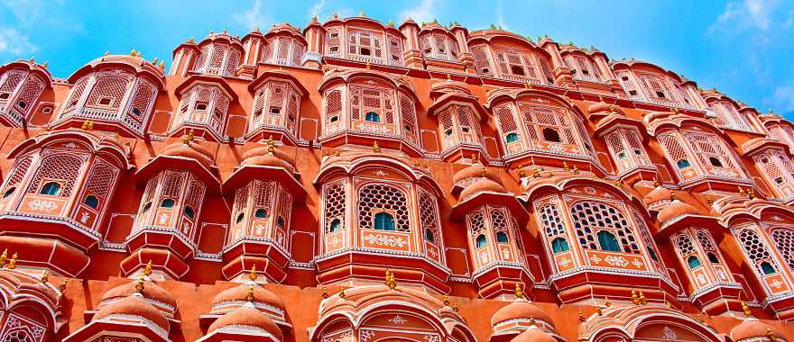 Hawa Mahal is a palace in Jaipur, India