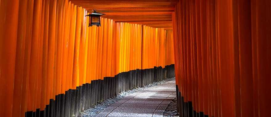 Fushimi Inari Taisha shrine in Kyoto, Japan.
