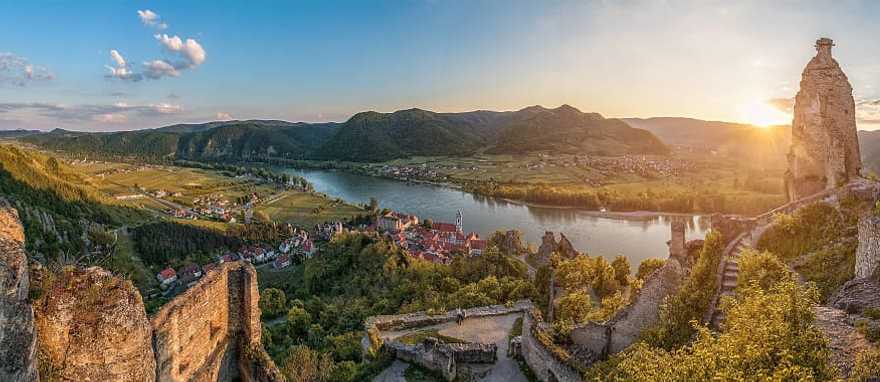 Dürnstein, Austria. Photo courtesy of the Austrian National Tourism Office/Andreas Tischler Dürnstein Castle in the Lower Austrian Wachau region on the Danube river