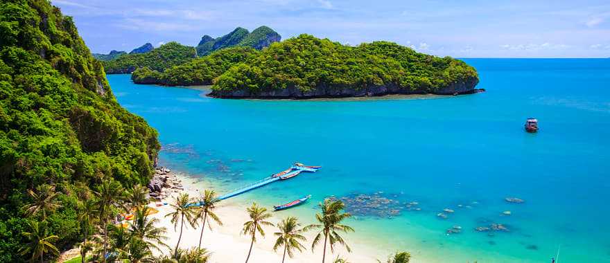 View of Angthong National Marine Park in Thailand