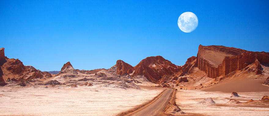 Moon Valley in Chile's Atacama Desert
