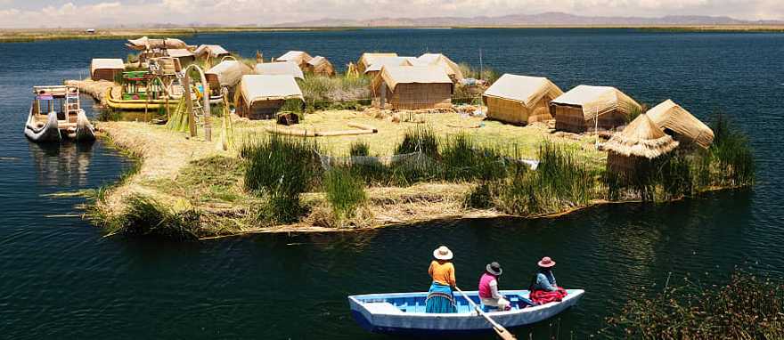 Lake Titicaca, Peru Floating Islands of Lake Titicaca, Peru