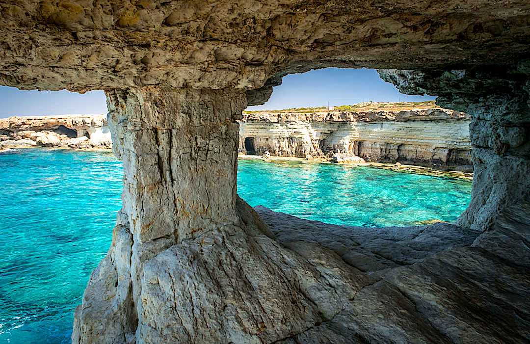Cyprus sea caves. Cyprus sea caves.