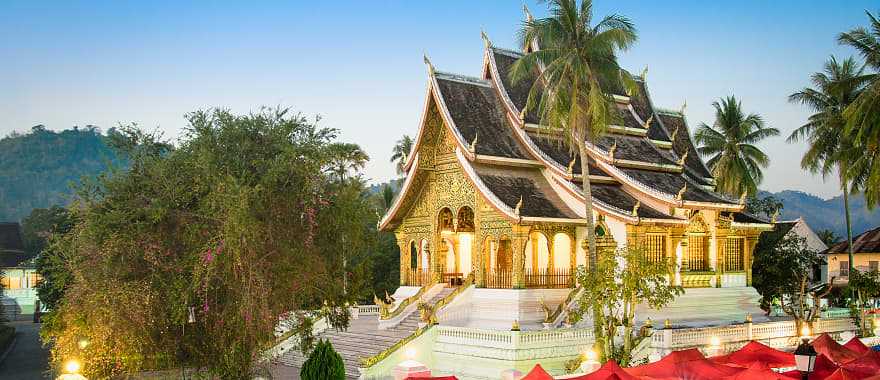 The ancient temple of Wat Xieng Thong in Laos