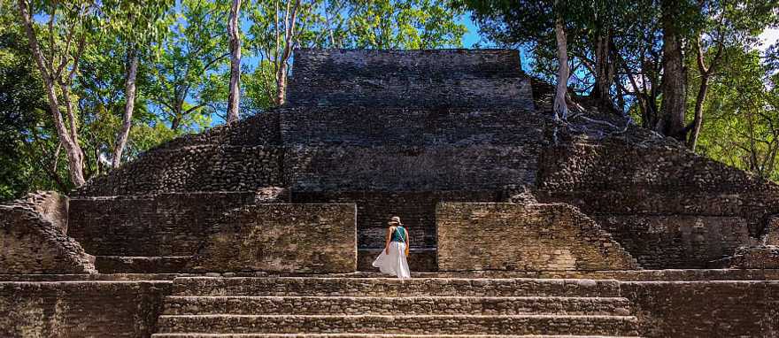 Cahal Pech Mayan ruin in San Ignacio, Belize Cahal Pech Mayan ruin in San Ignacio, Belize