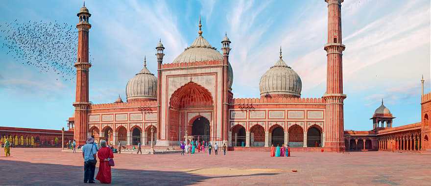 Jama Masjid Mosque in Delhi, India