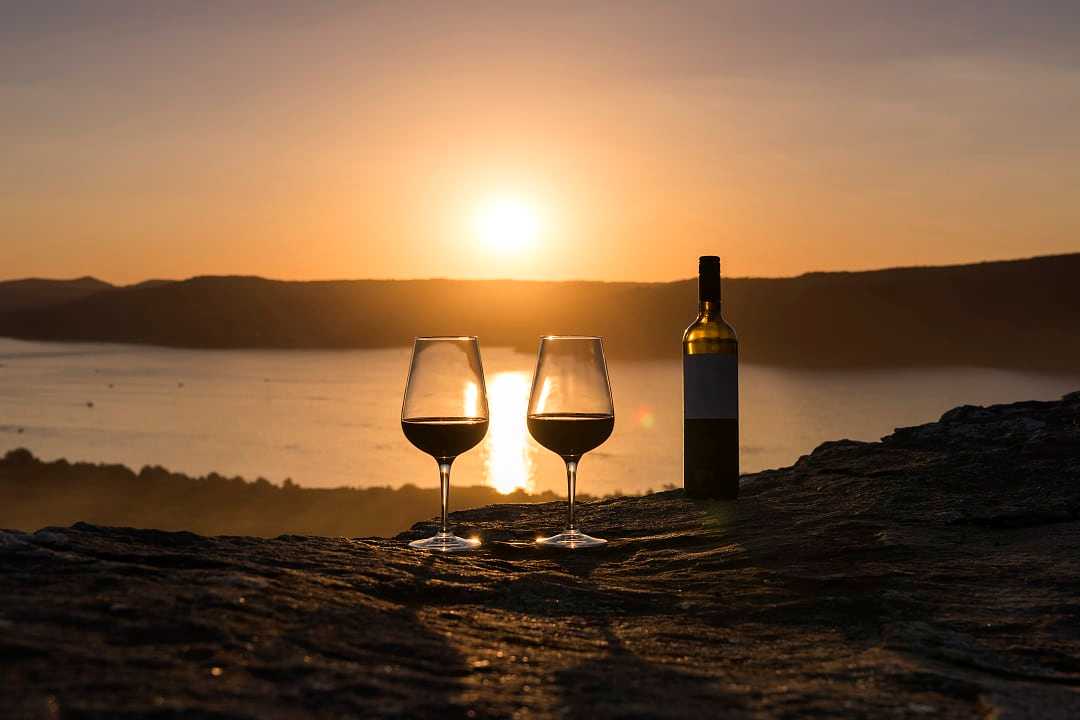 A sunset in Australia.