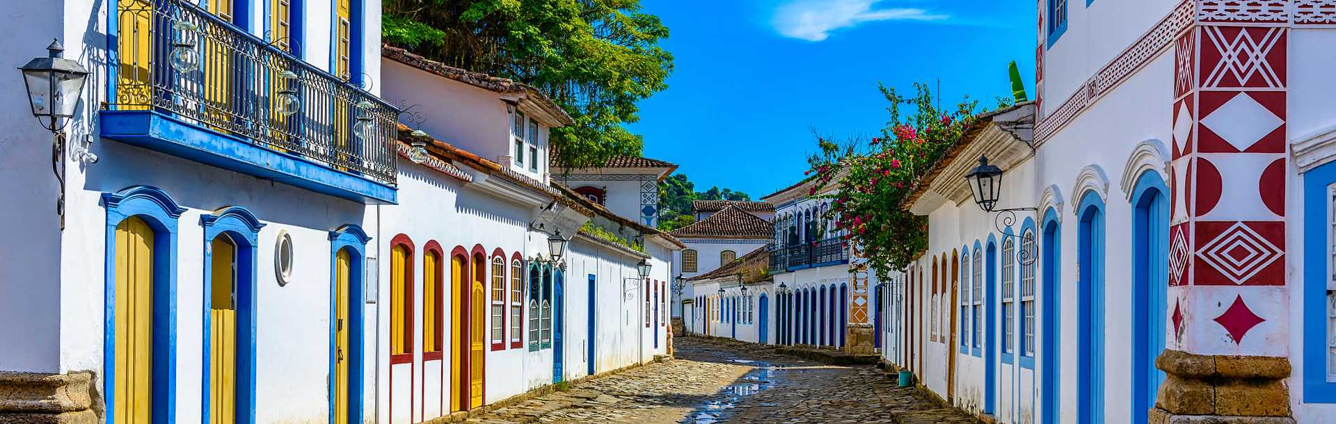 View down Paraty, Brazil