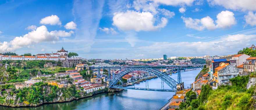 Luís I Bridge is the symbol of the city of Porto, Portugal