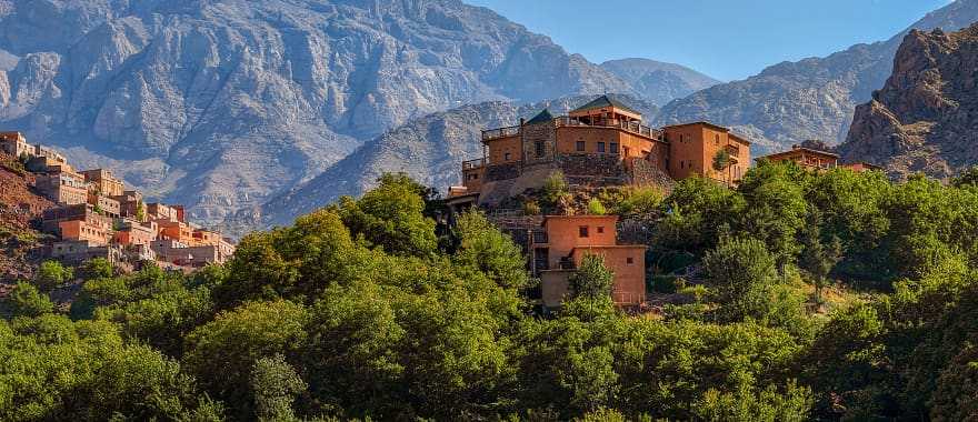 Kasabah du Toubkal in the High Atlas Mountains of Morocco