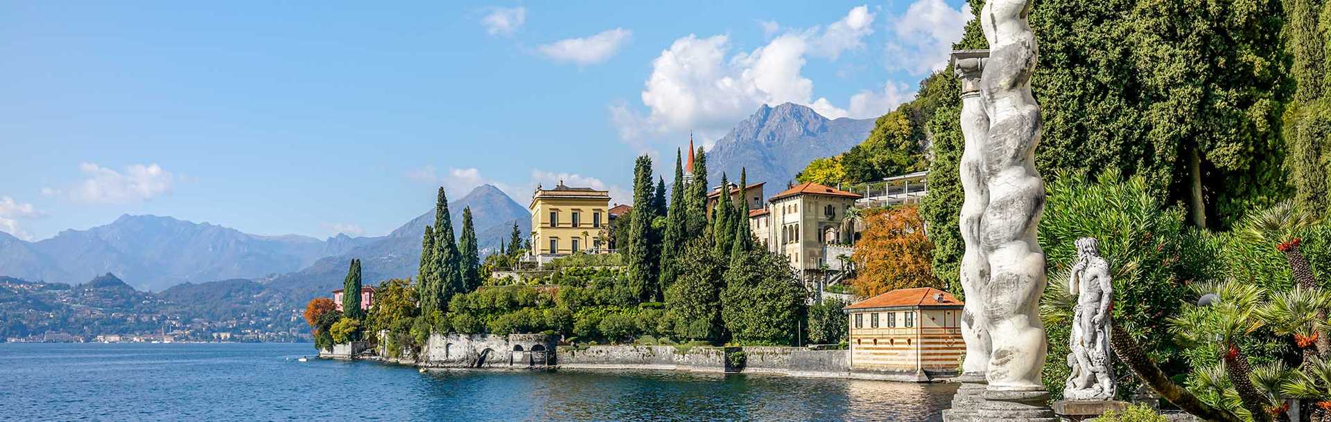 Old Town Varena on the coast of Lake Como, Italy