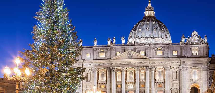 St. Peter's Square at Christmas, Vatican City