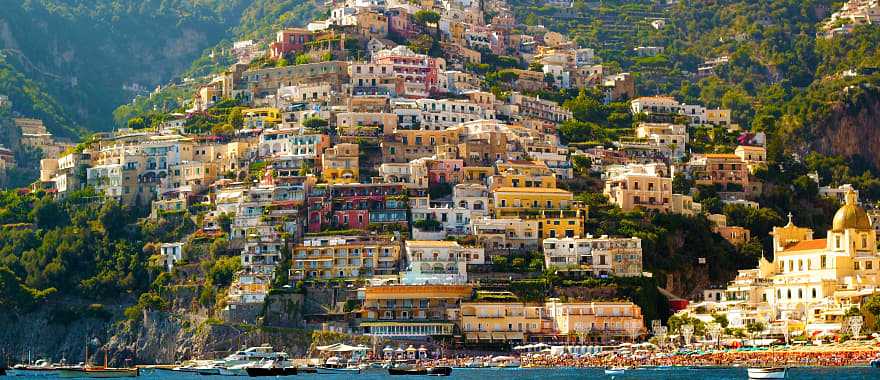 Cliffside village of Positano on Italy's Amalfi Coast